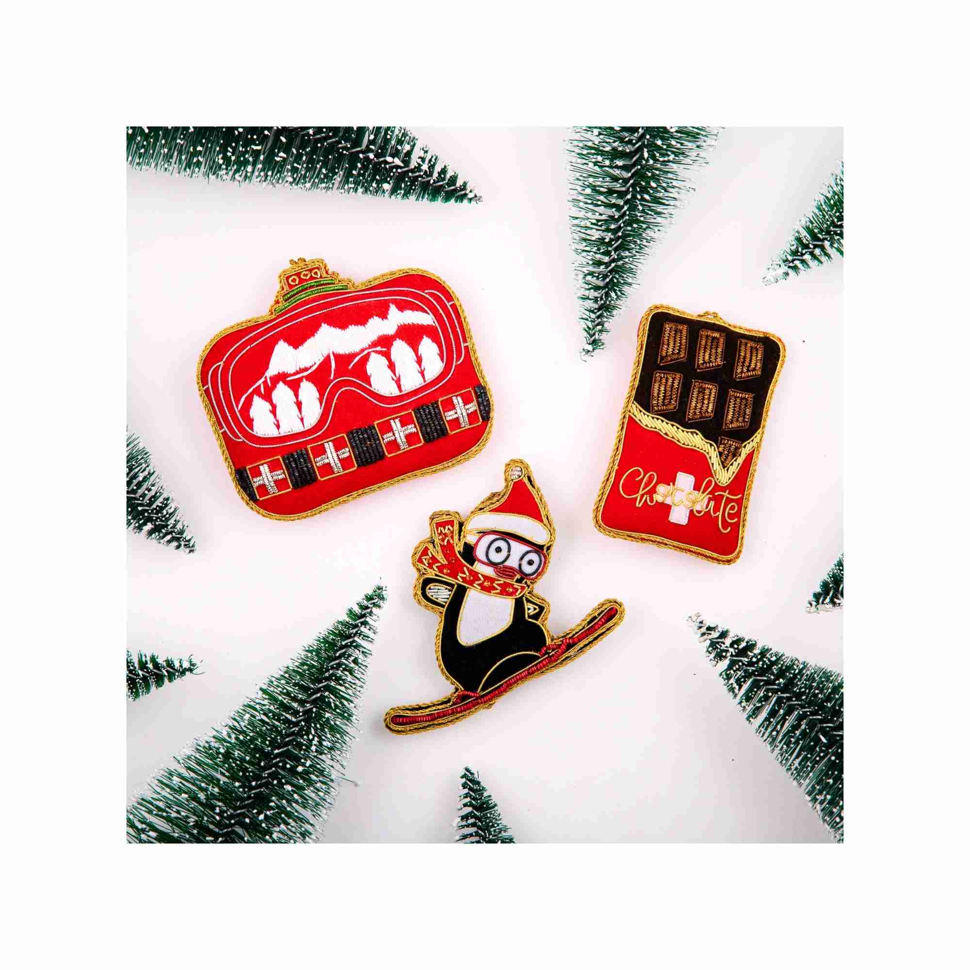 XMAS Zardozi Swiss Alps Gondoloa