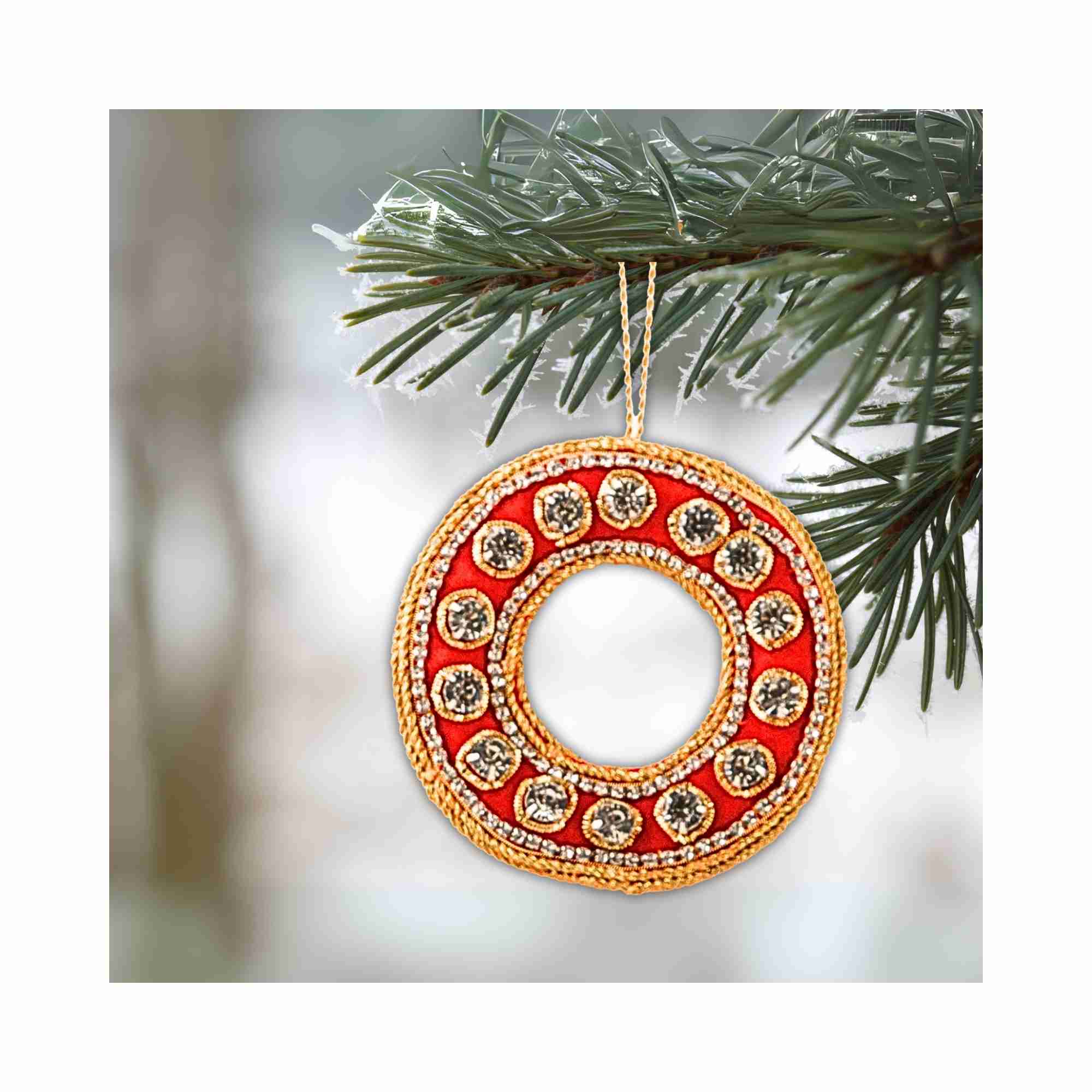 XMAS Zardozi Letter O