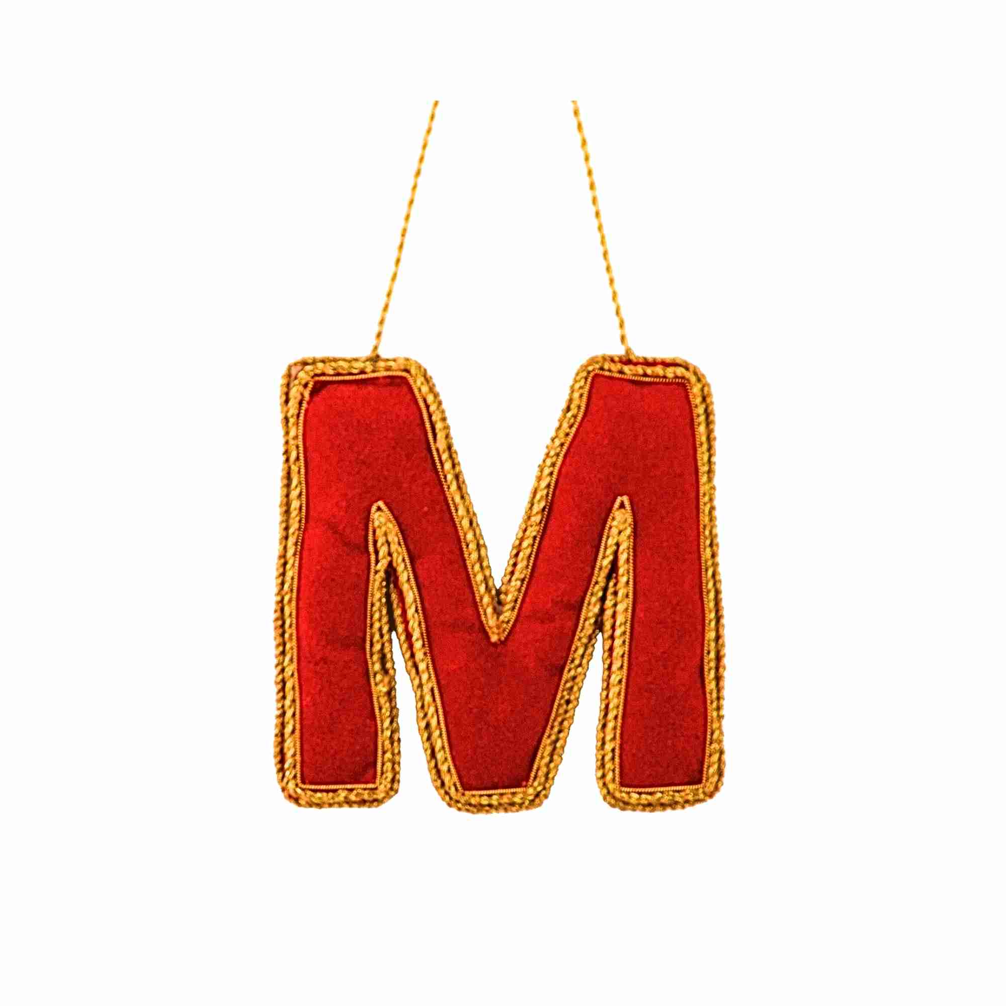 XMAS Zardozi Letter M