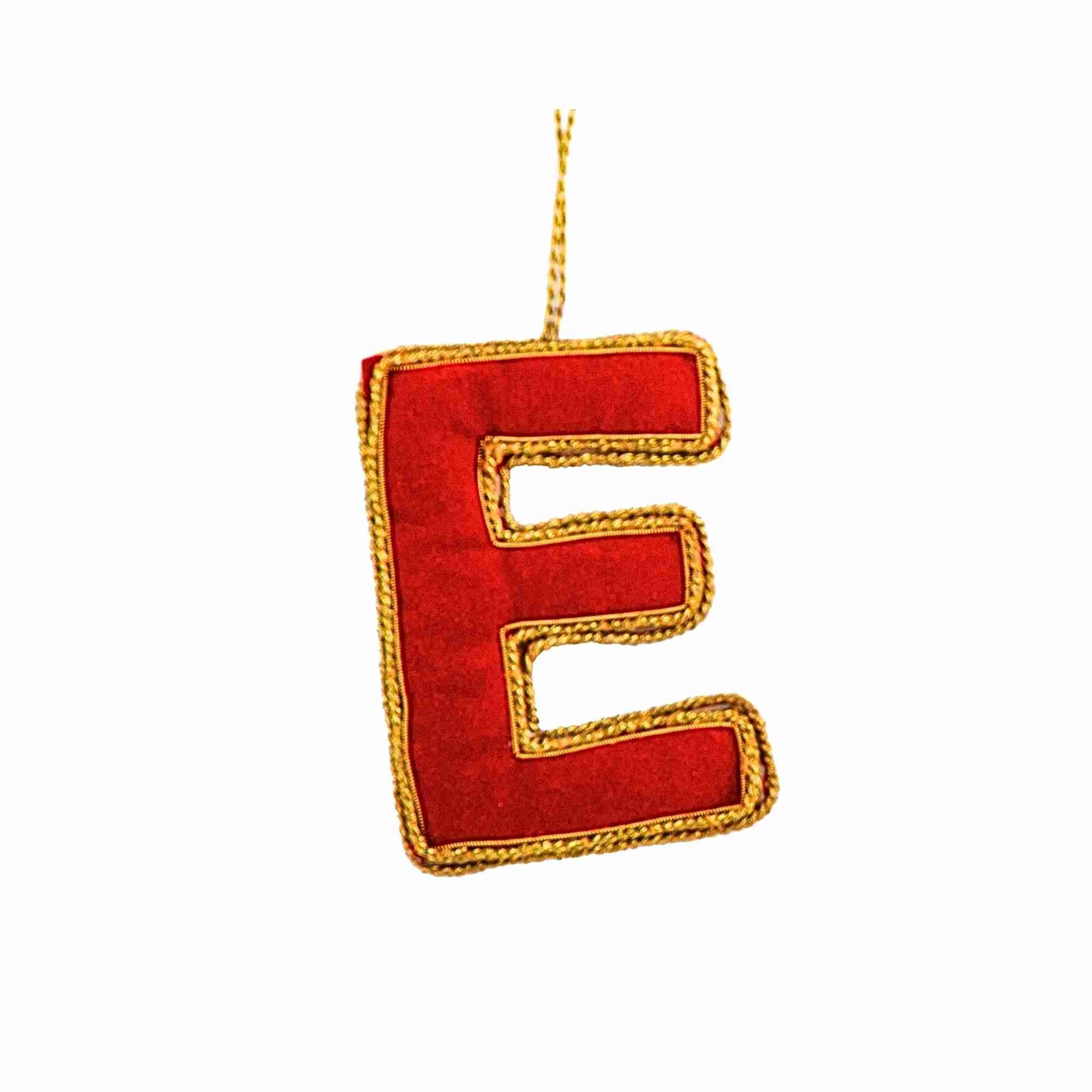 XMAS Zardozi Letter E