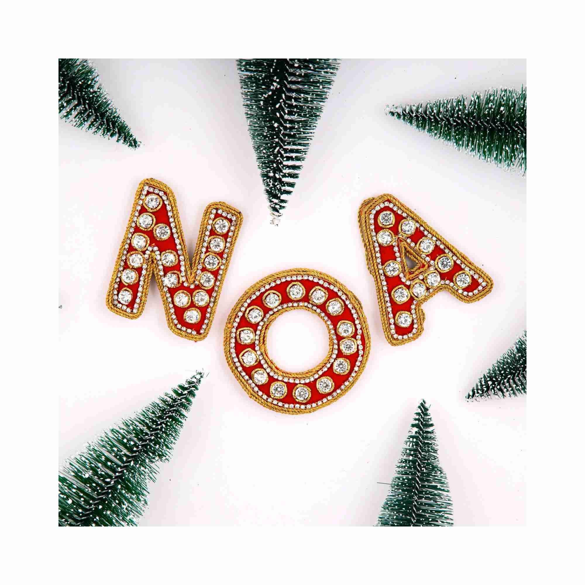 XMAS Zardozi Letter O