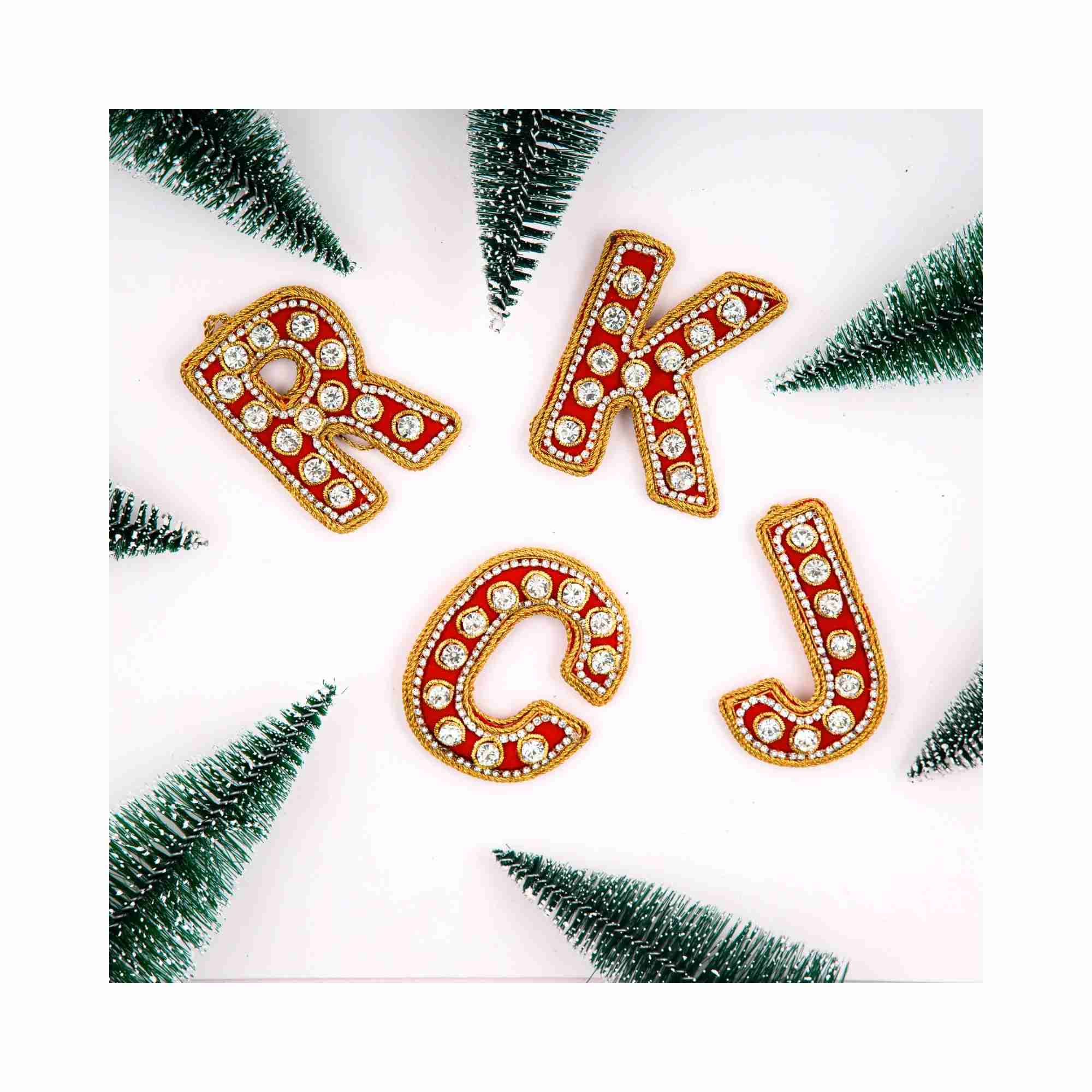 XMAS Zardozi Letter J