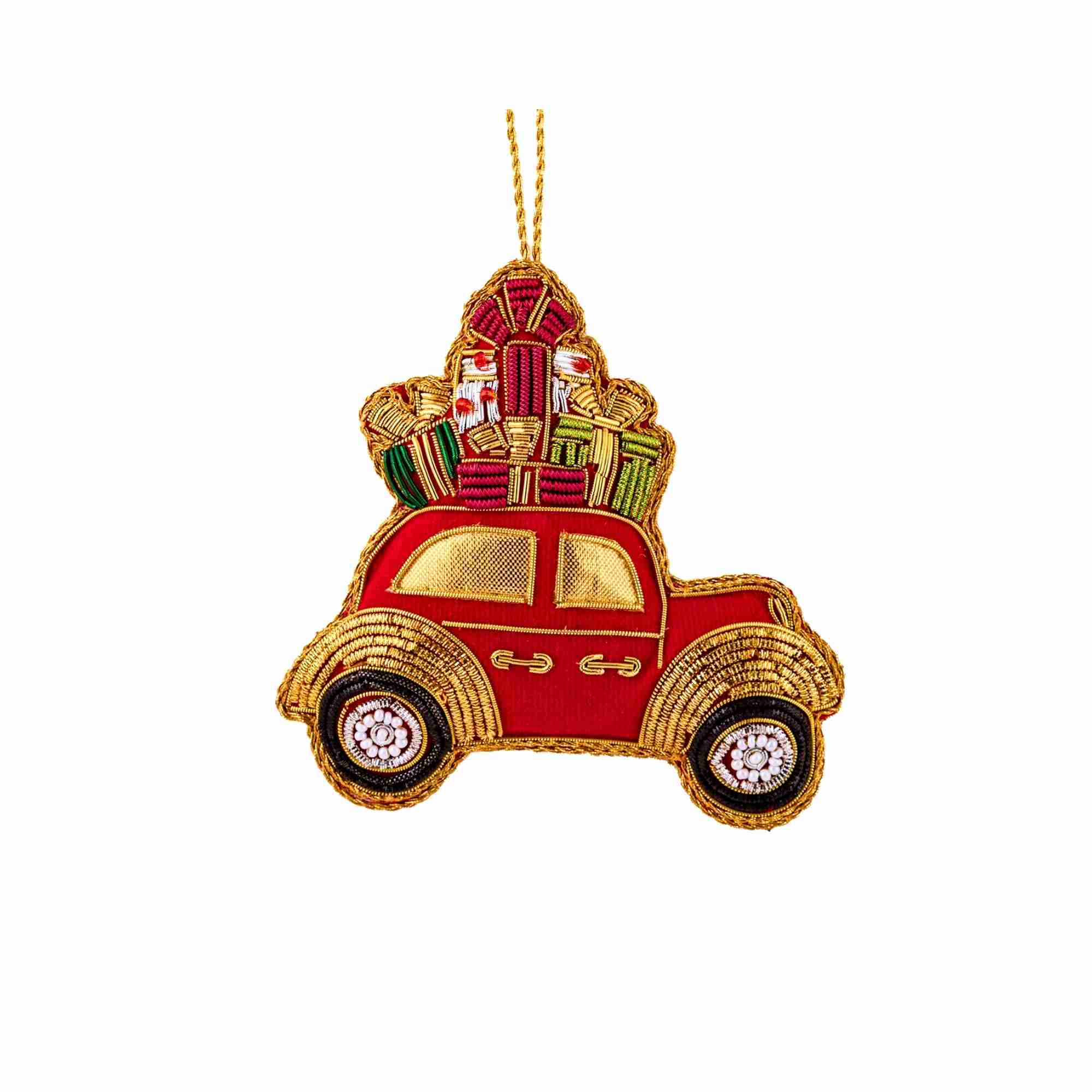 XMAS Zardozi Gift Car