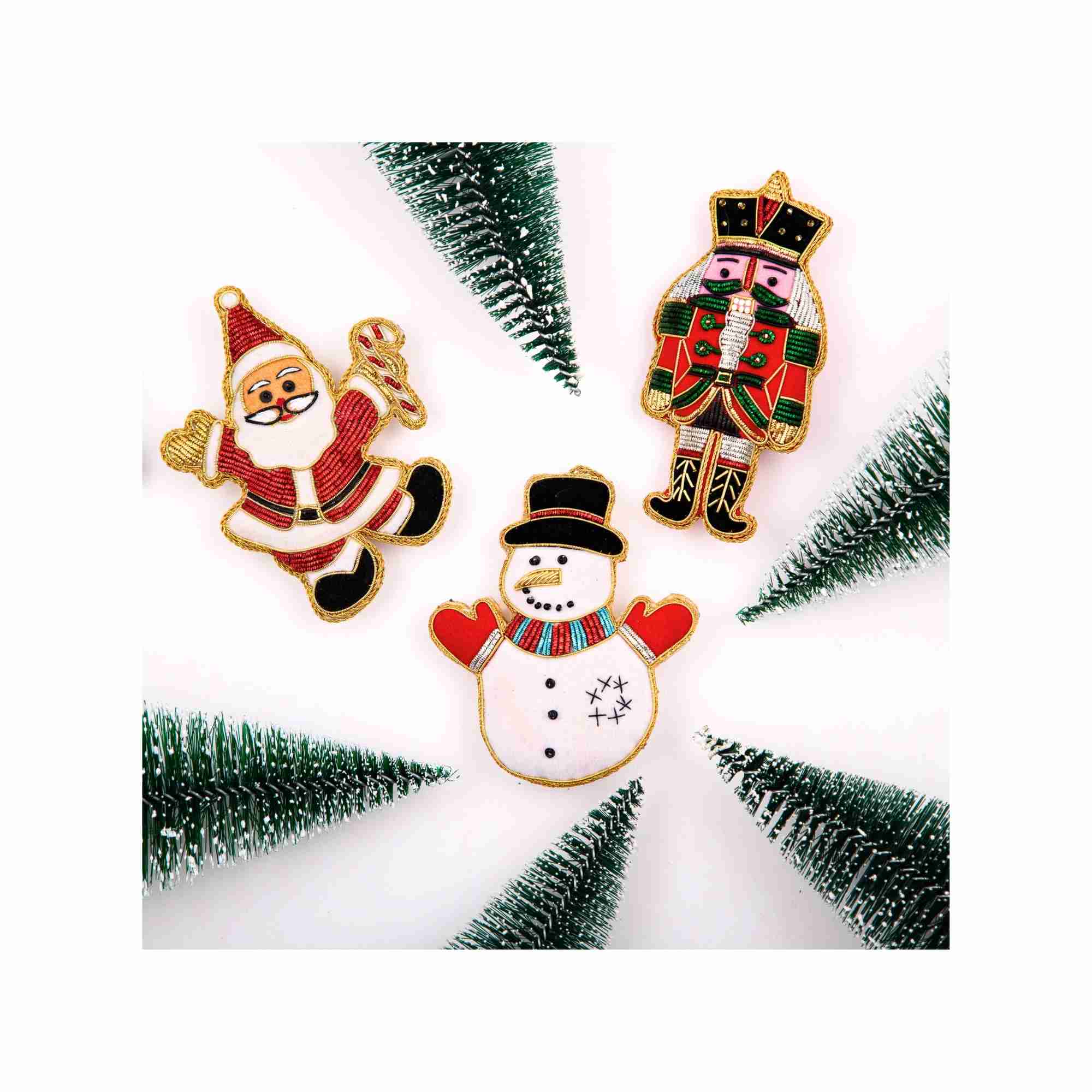 XMAS Zardozi Snowman