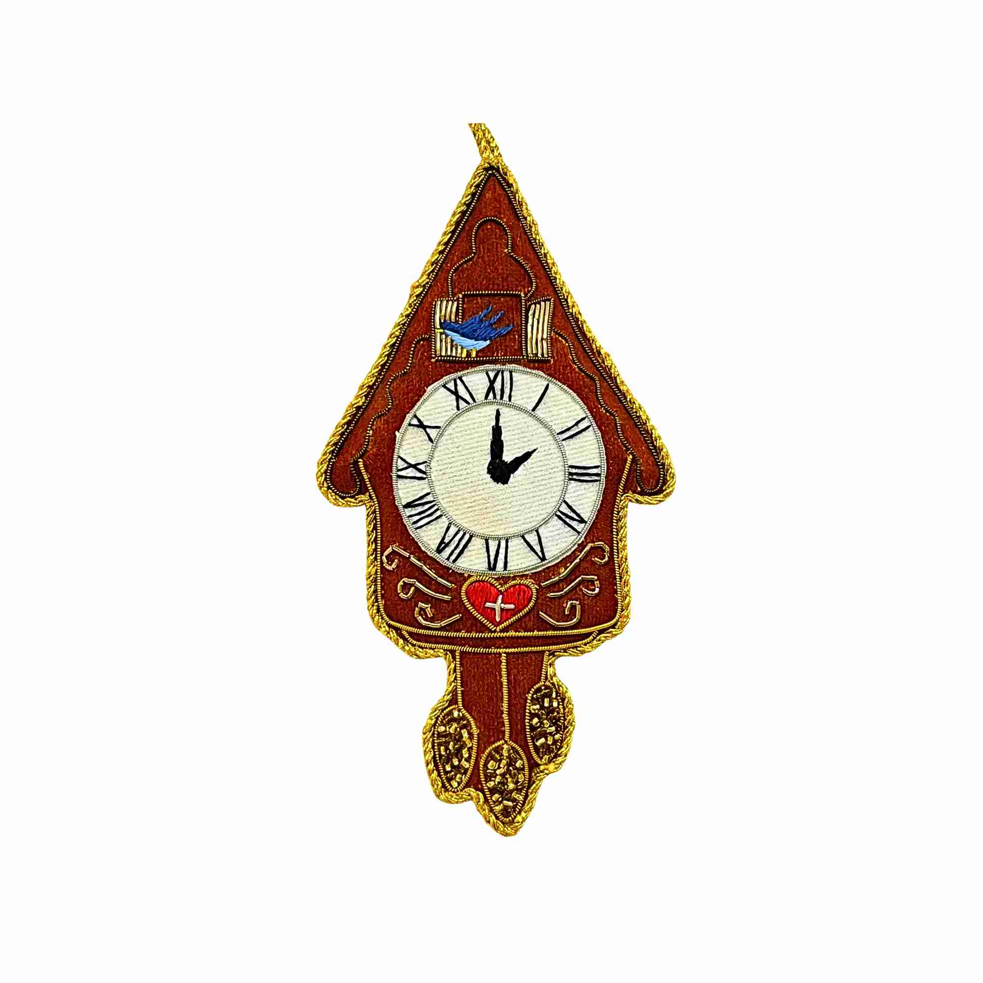 XMAS Zardozi Cuckoo Clock