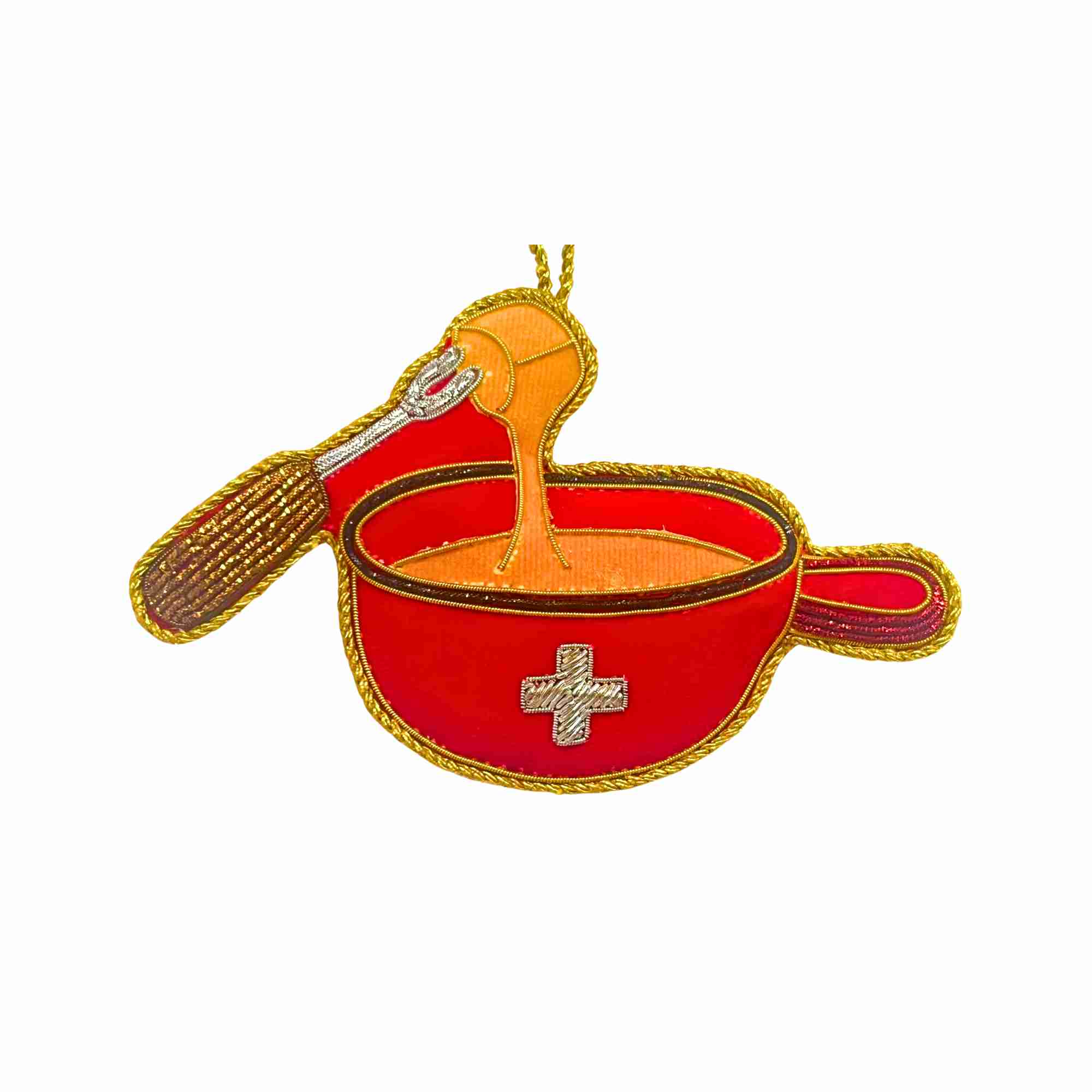 XMAS Zardozi Swiss Fondue