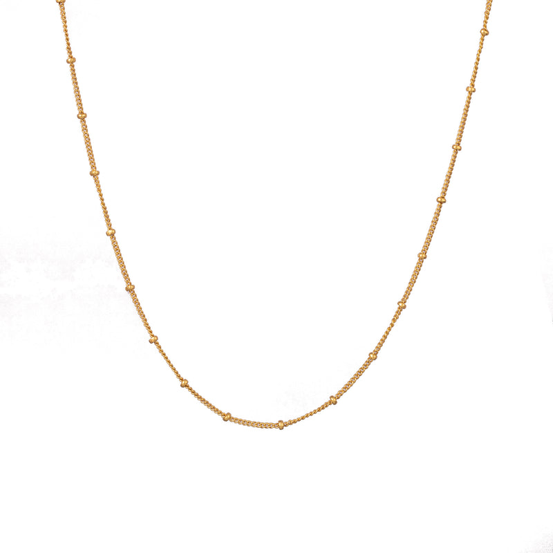 Love of Dots Short Necklace Gold