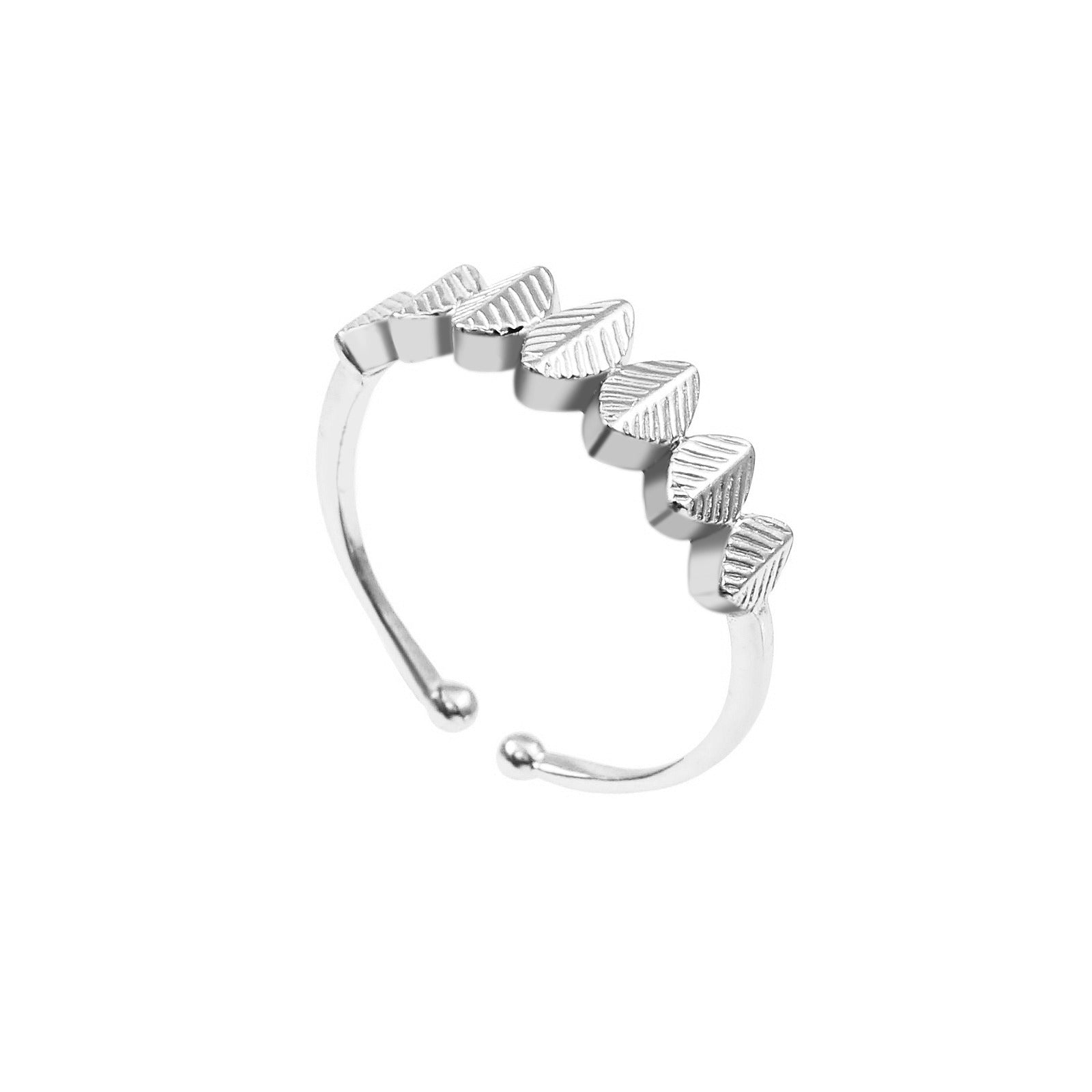 Garden of Eden Leaves Adjustable Ring