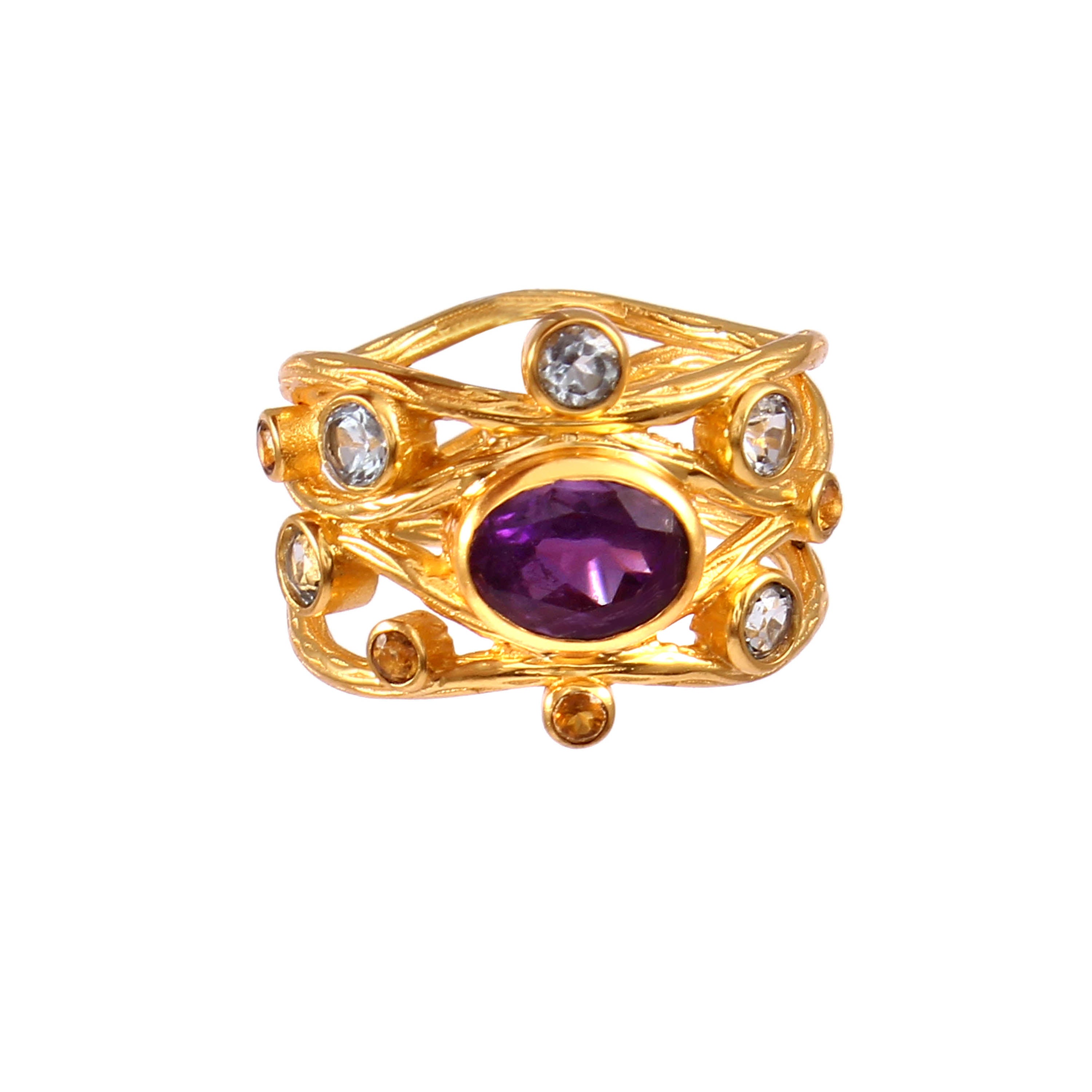 Kaleidoscope Multi Stone Statement Ring