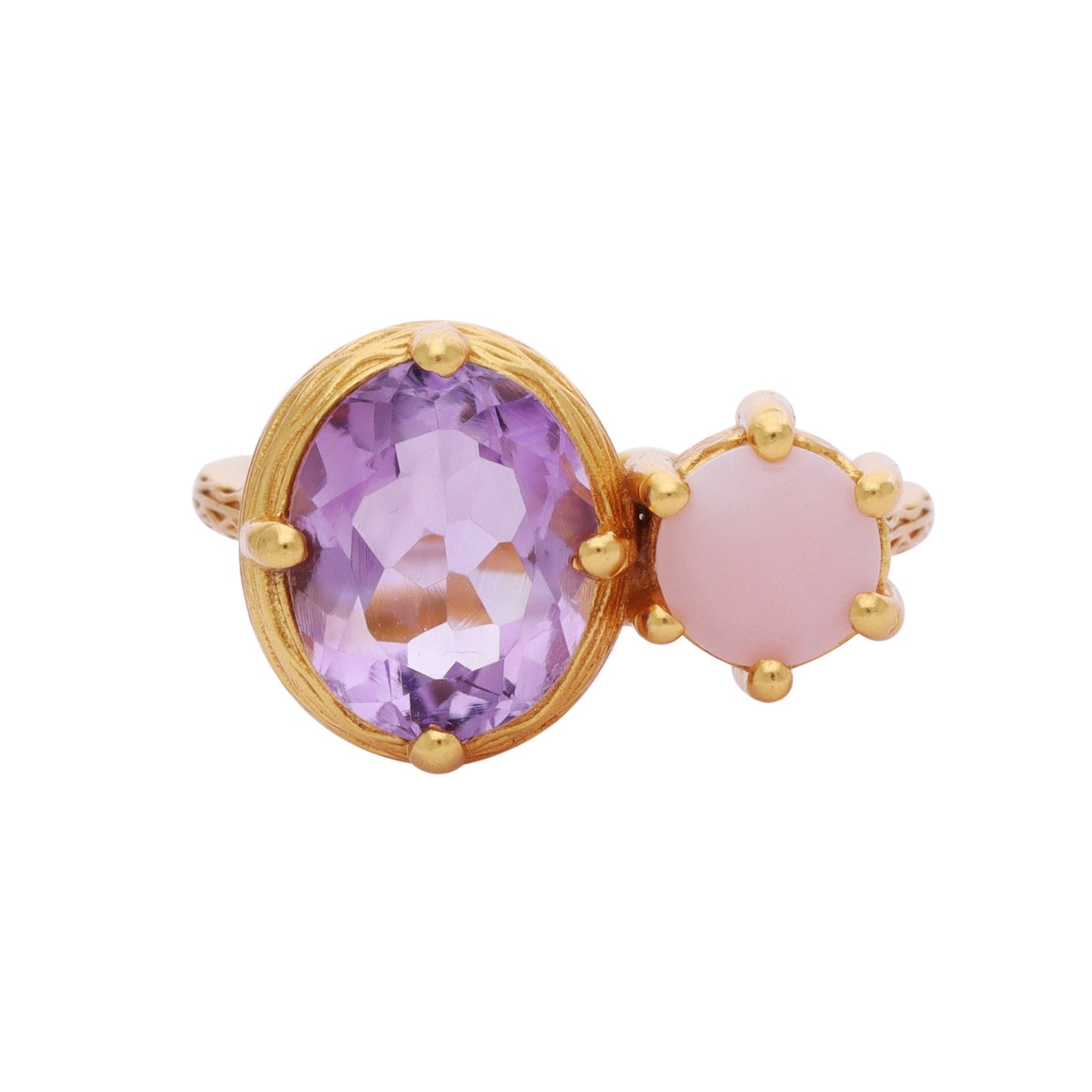 Kaleidoscope Toi et Moi Cocktail Ring