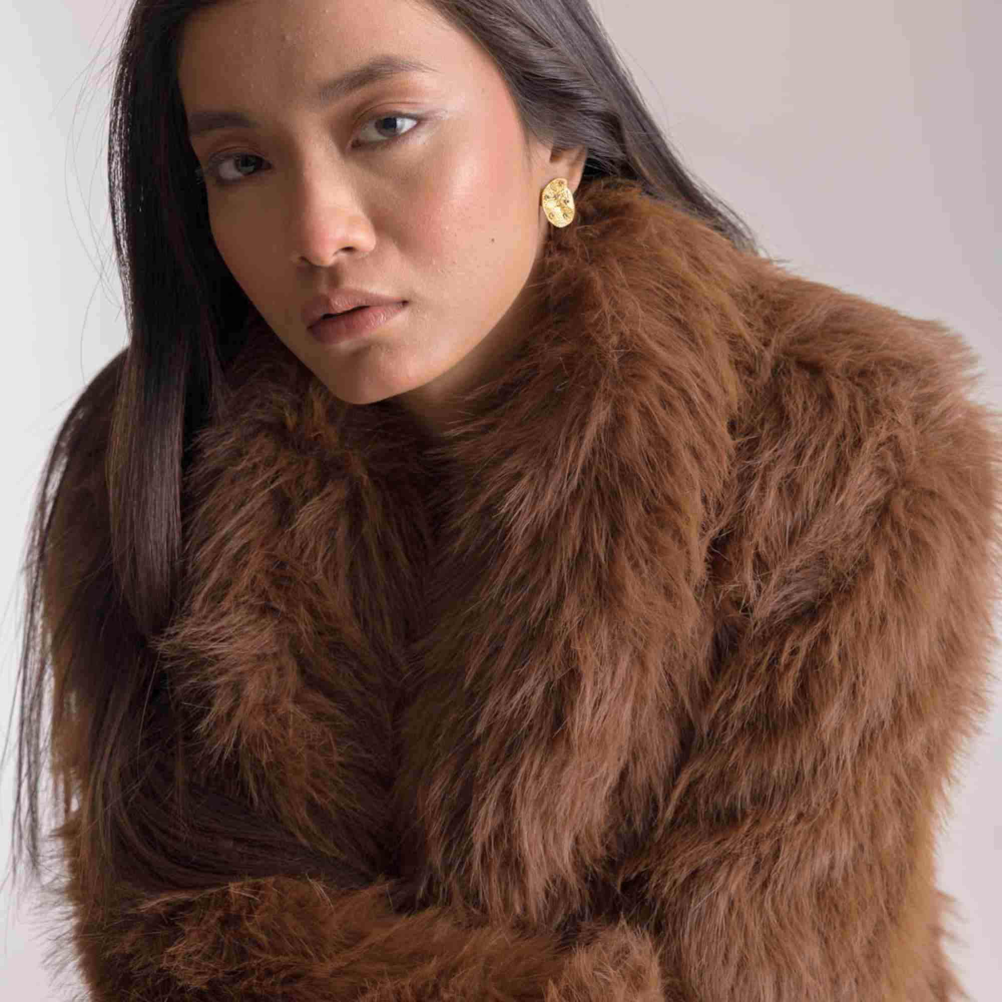 ribbons-and-lace-galaxy-multi-gemstone-stud-earrings-gold-lifestyle-fur-coat