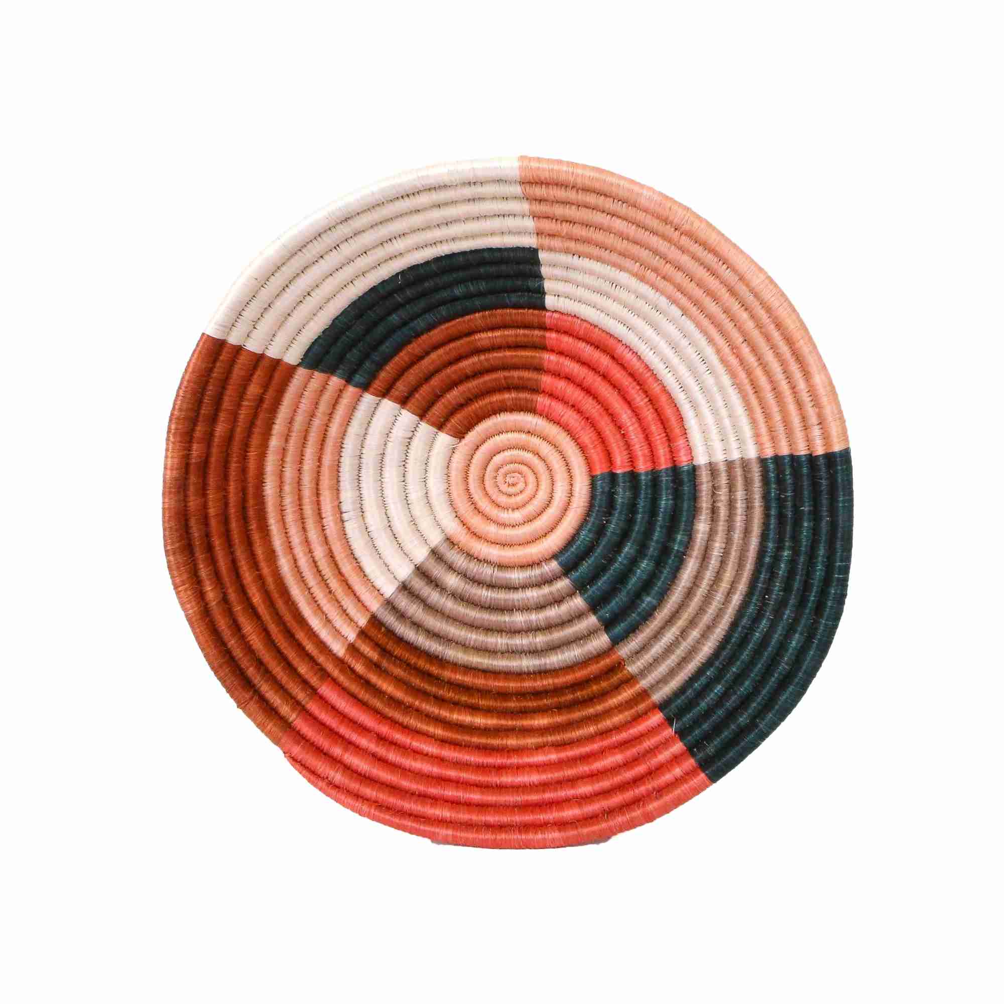 Großer Korb aus Korallenton für Obst und mehr