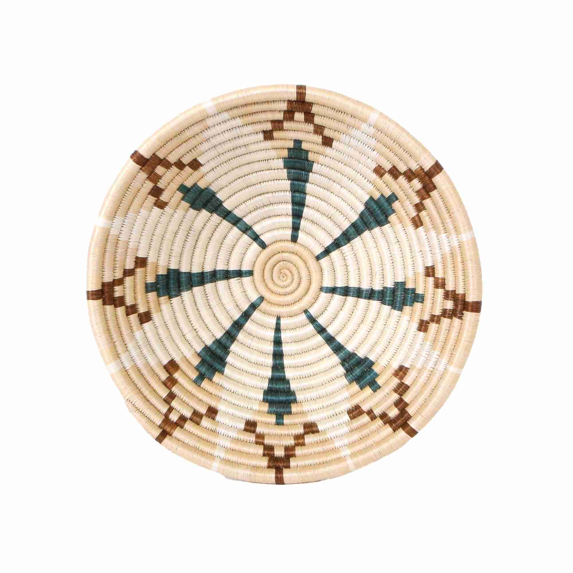 Large 30cm Sand Flower Round Basket for Fruits and More