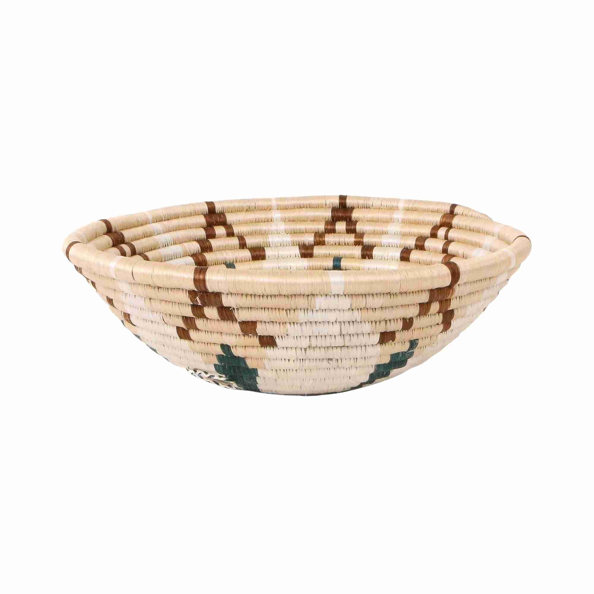 Large 30cm Sand Flower Round Basket for Fruits and More