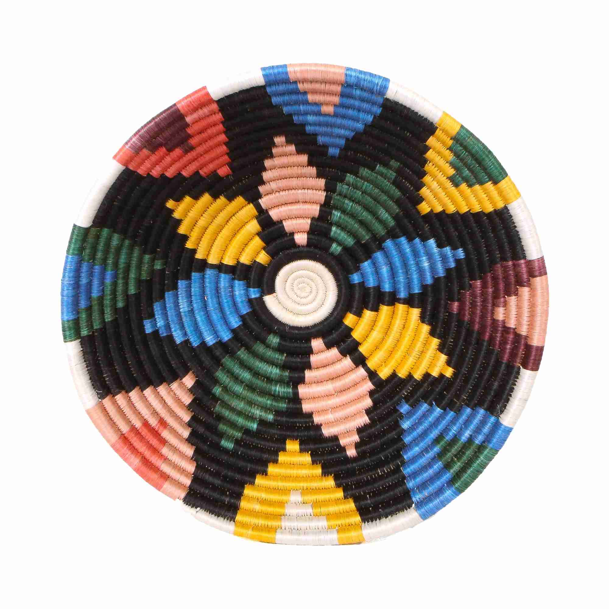 Extra Large 35cm Black Neons Round Basket for Fruits and More