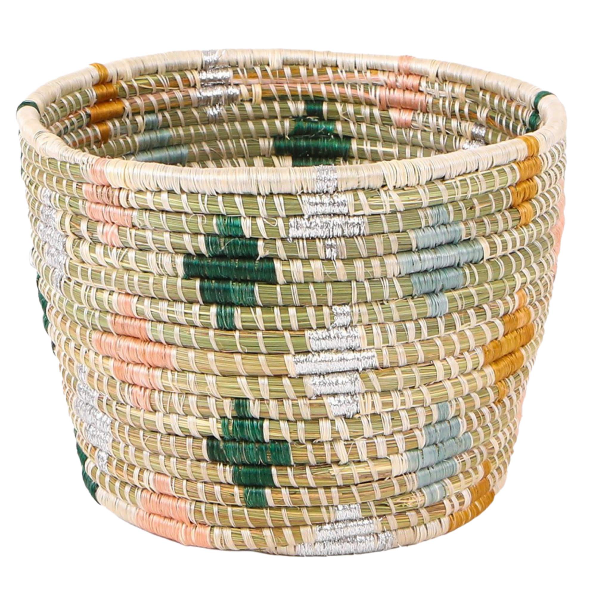 Medium 17cm Pastels Metallic Tapered Planter