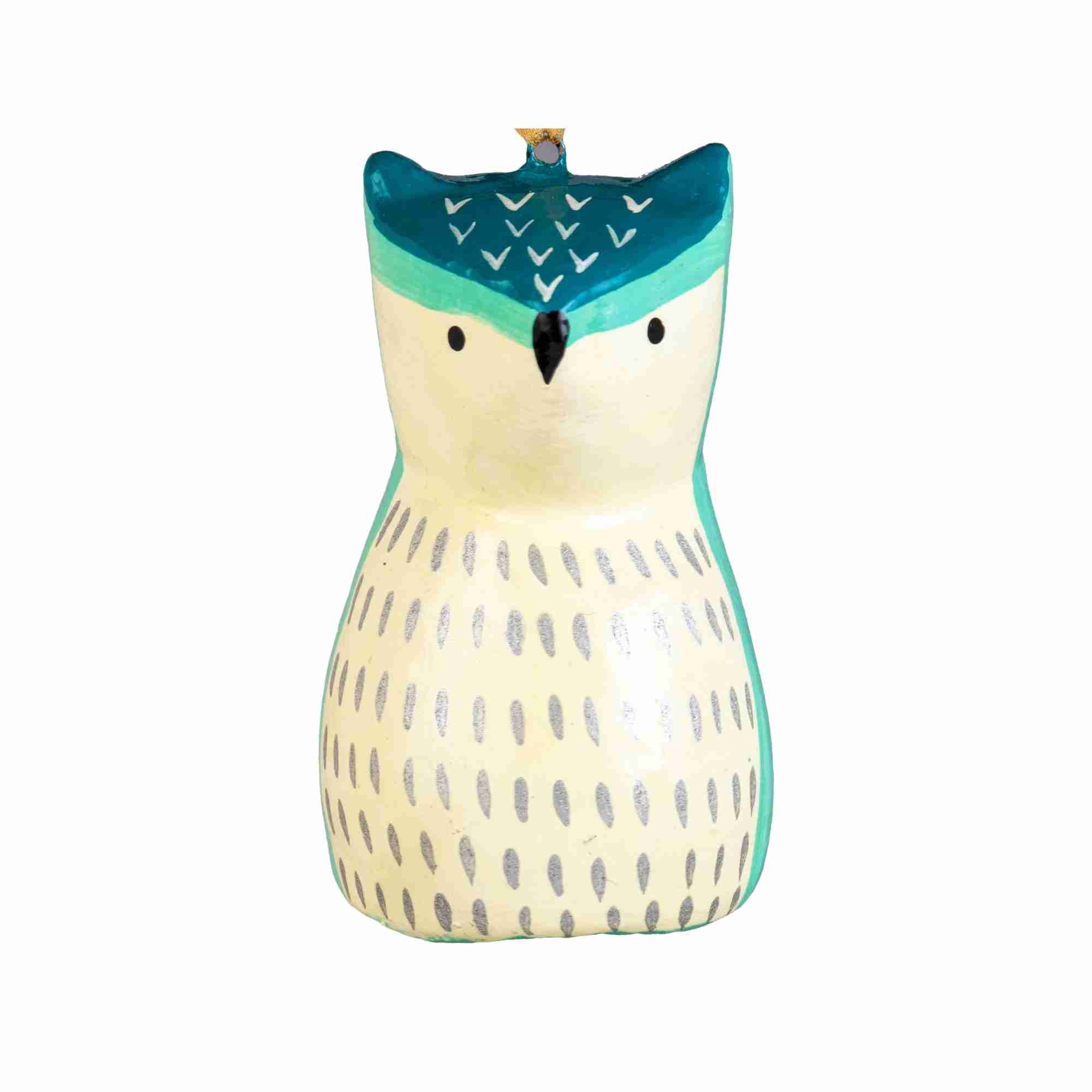 Weihnachtsfiguren Eule groß