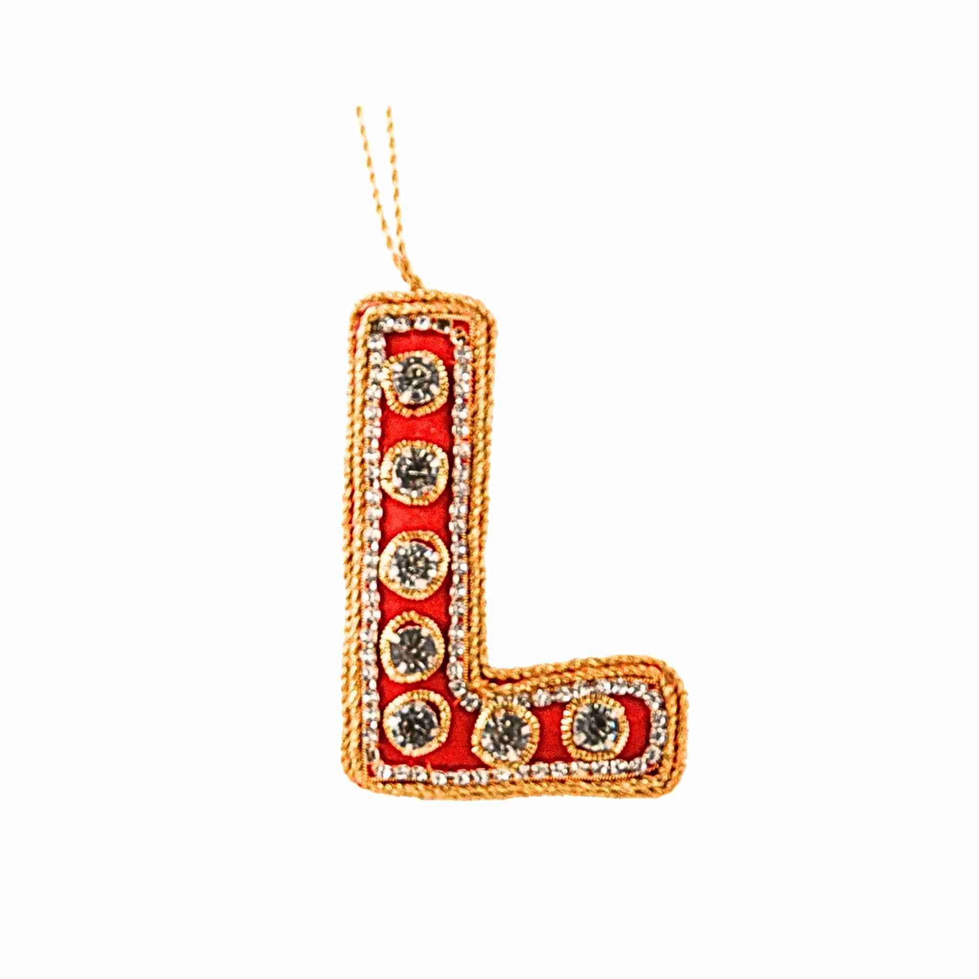 XMAS Zardozi Buchstabe L