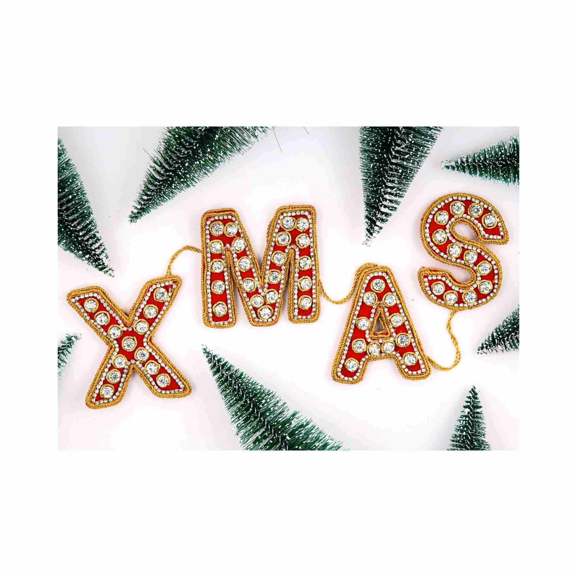 XMAS Zardozi Buchstabe M