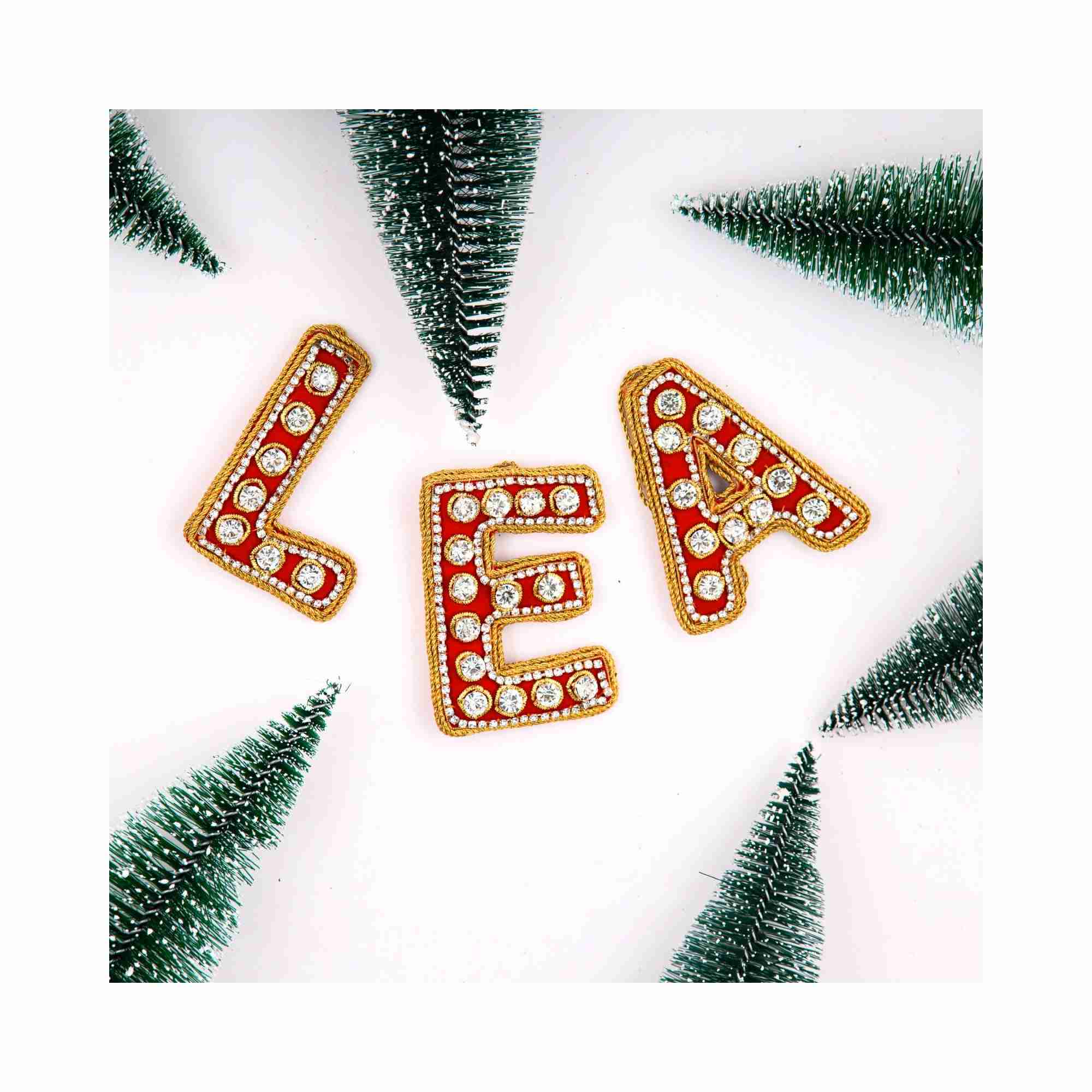XMAS Zardozi Letter L