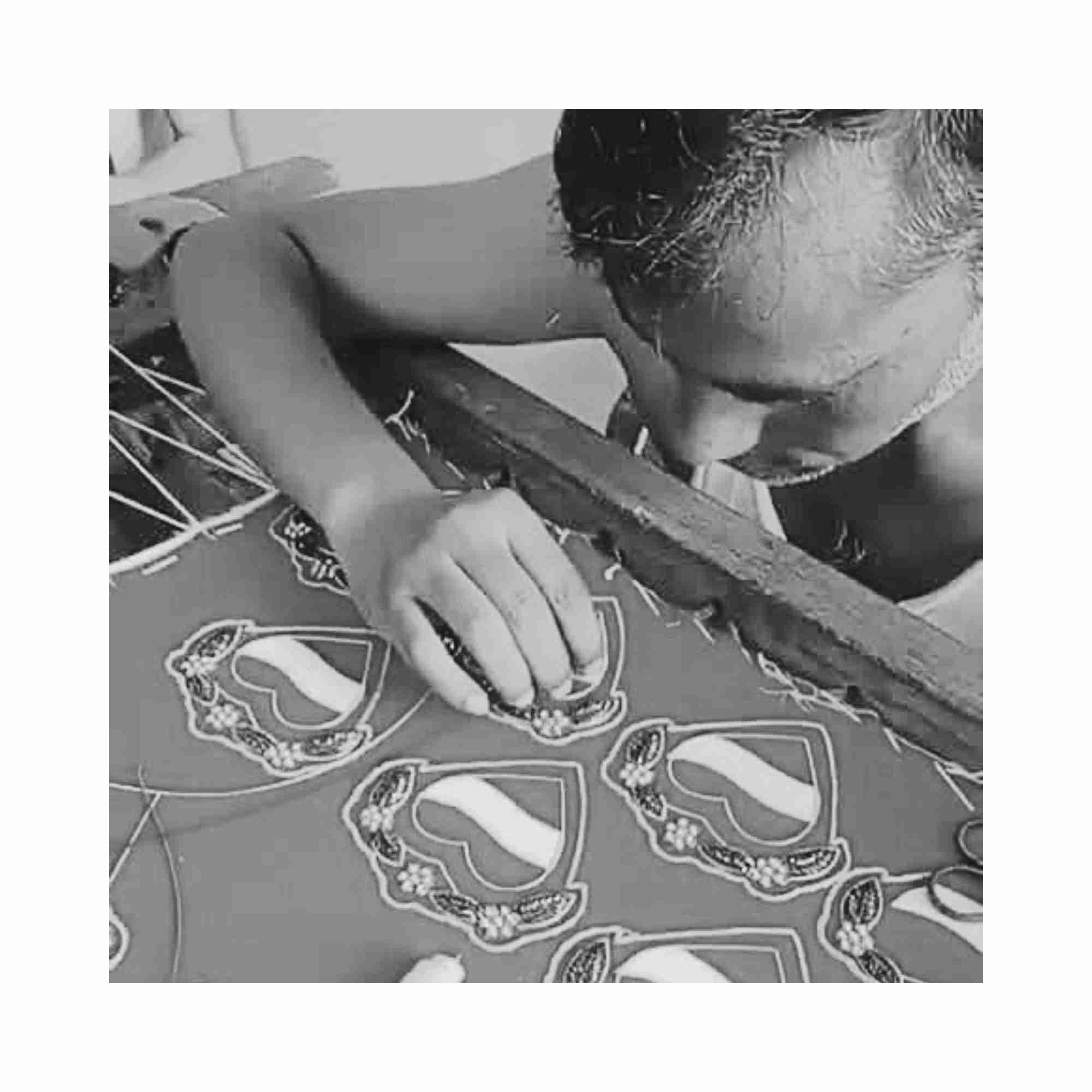 XMAS Zardozi Letter L