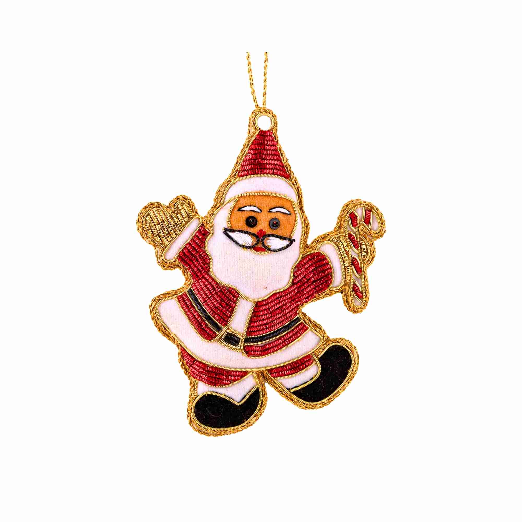 XMAS Zardozi Tanzender Weihnachtsmann