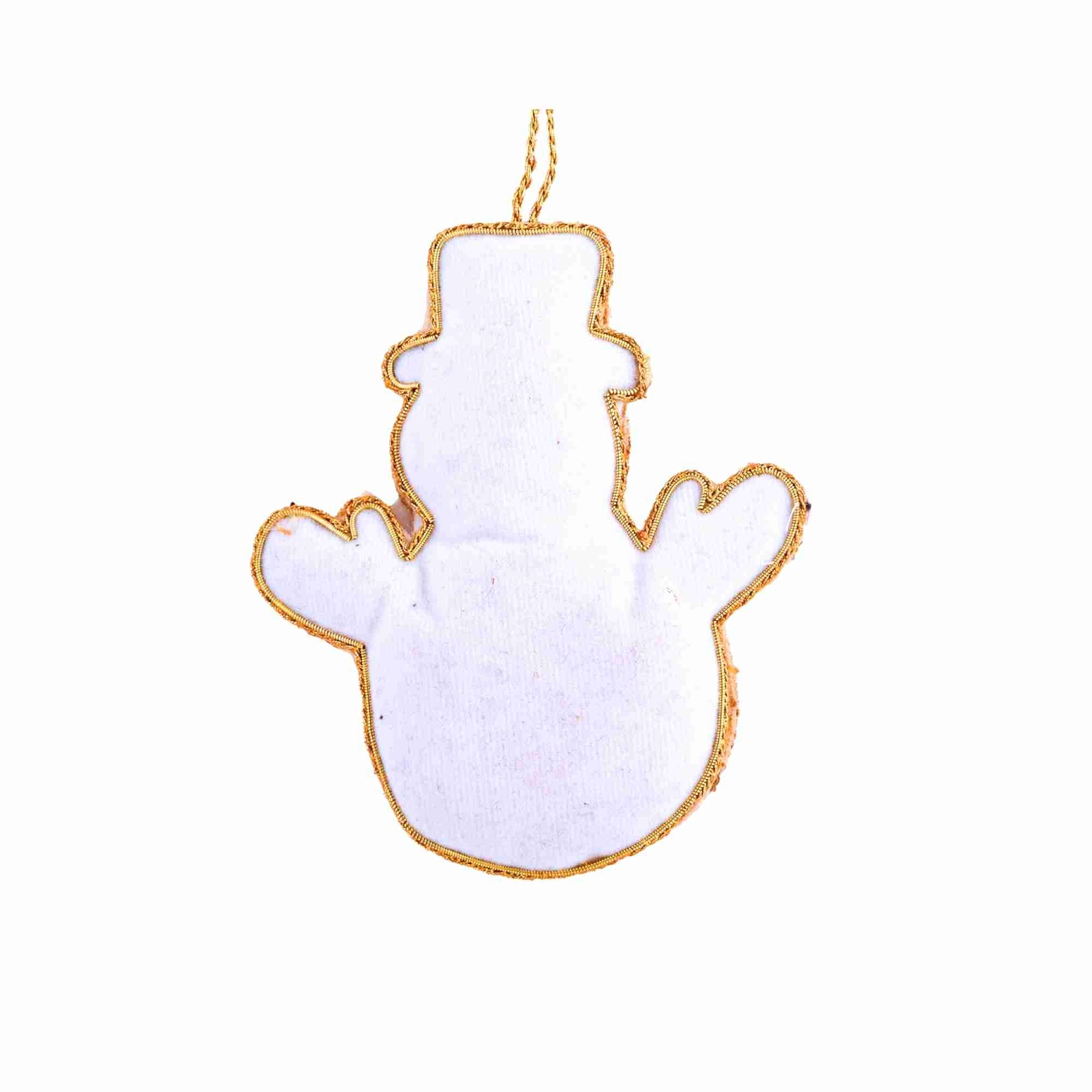 XMAS Zardozi Schneemann