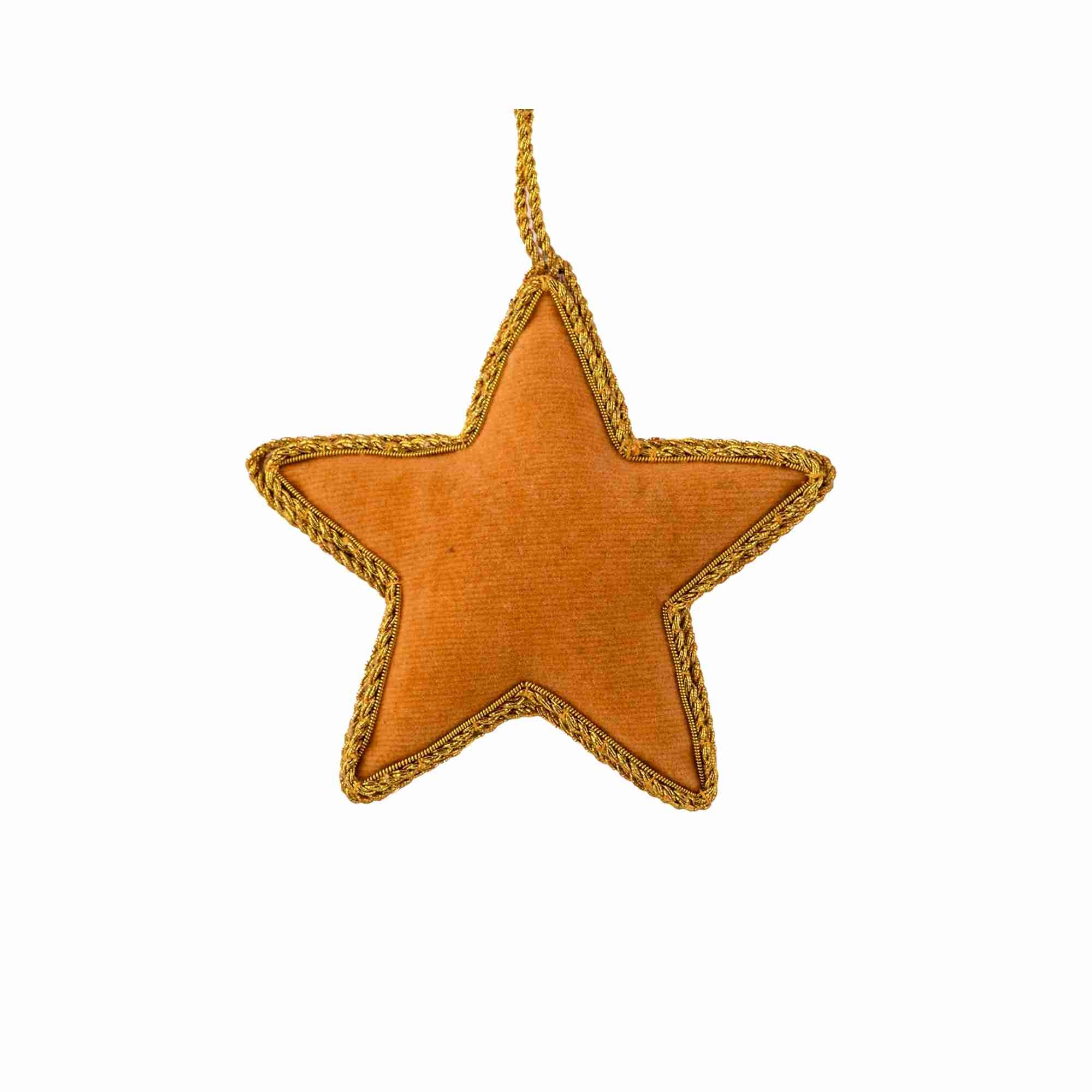 XMAS Zardozi Star - Gold