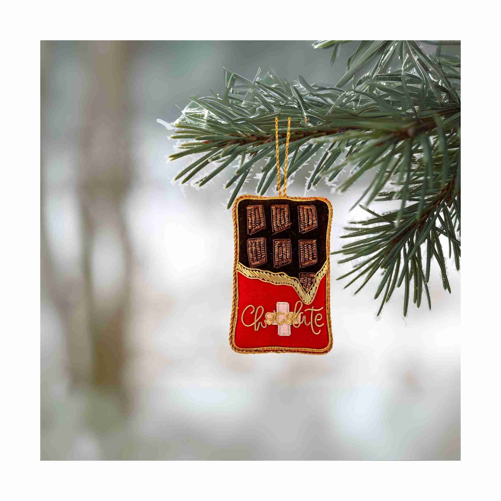 XMAS Zardozi Schweizer Schokolade