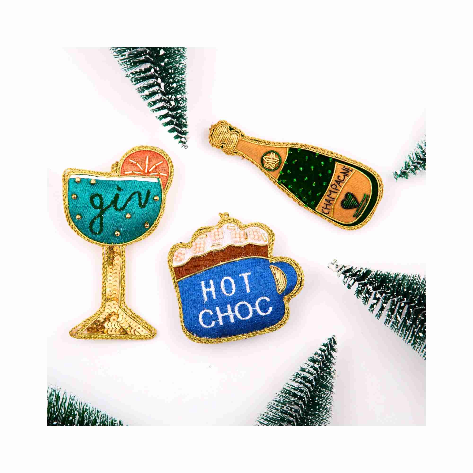 XMAS Zardozi Gin Cocktail