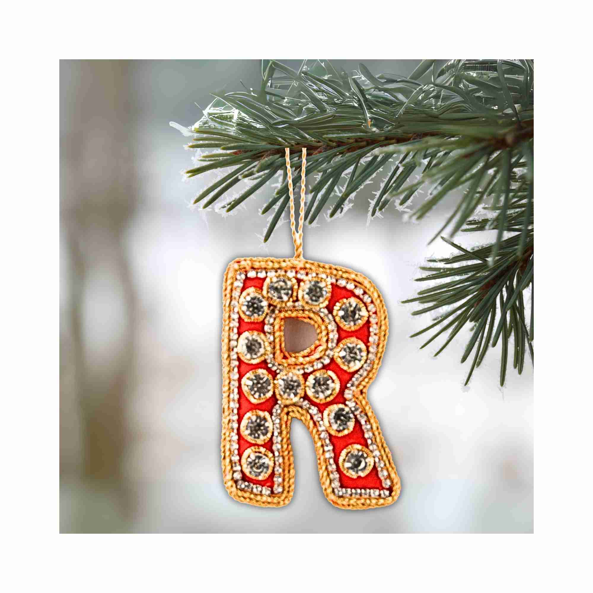 XMAS Zardozi Buchstabe R