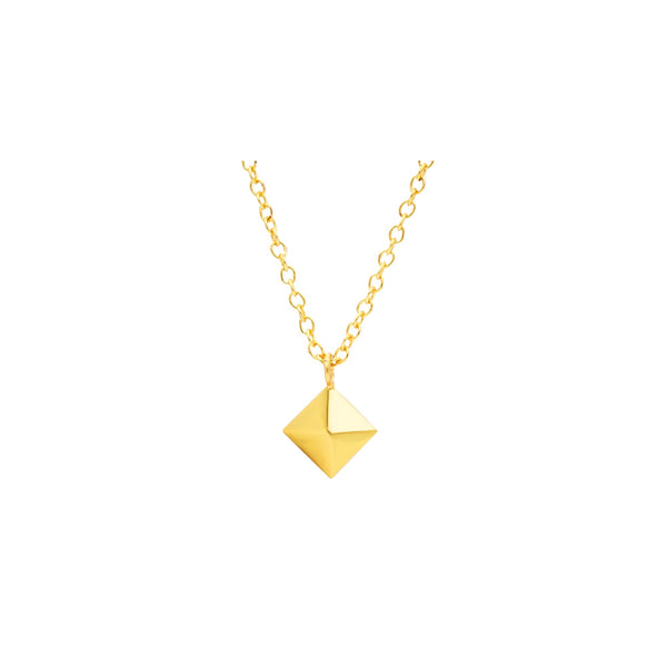 Pinnacle Pendant Necklace Gold