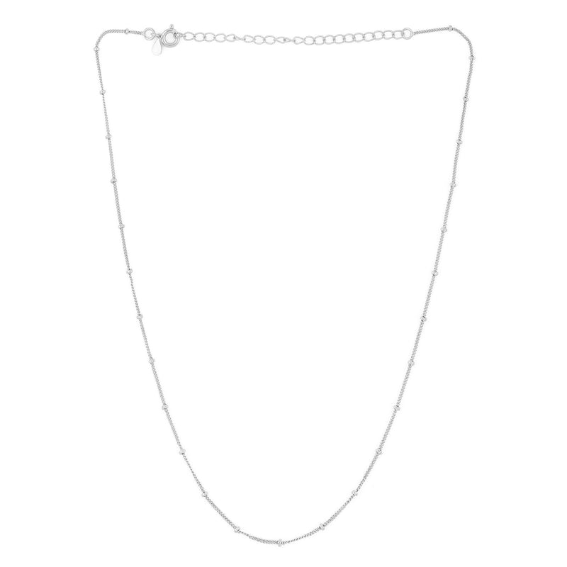 Love of Dots Short Necklace Silver
