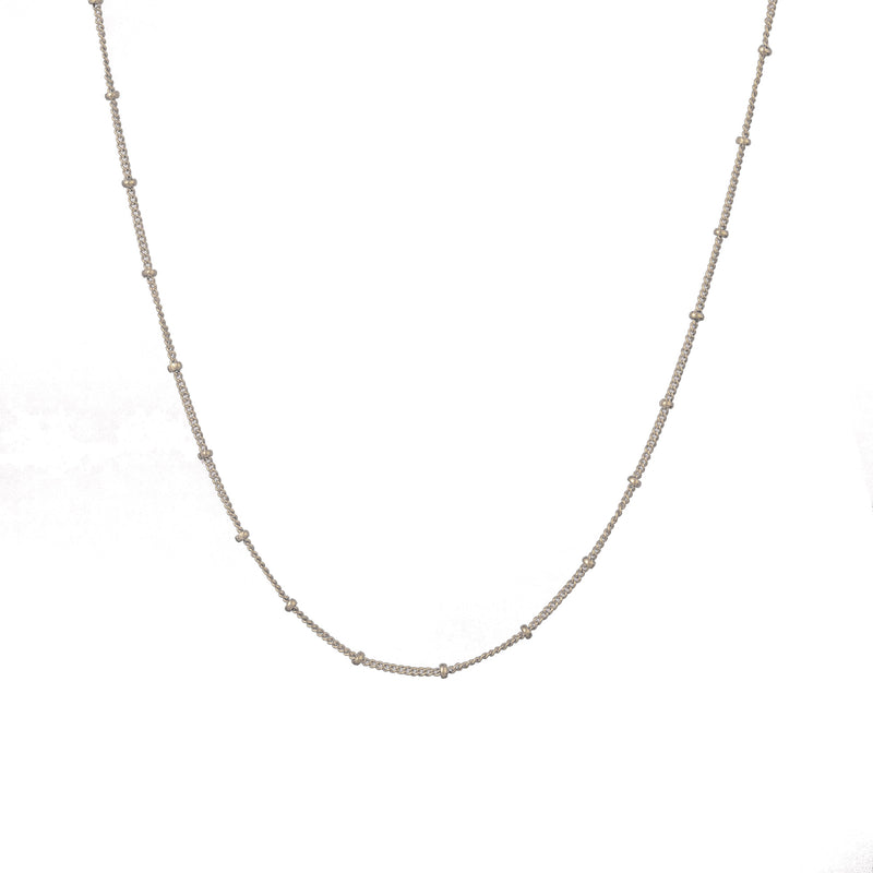 Love of Dots Short Necklace Silver