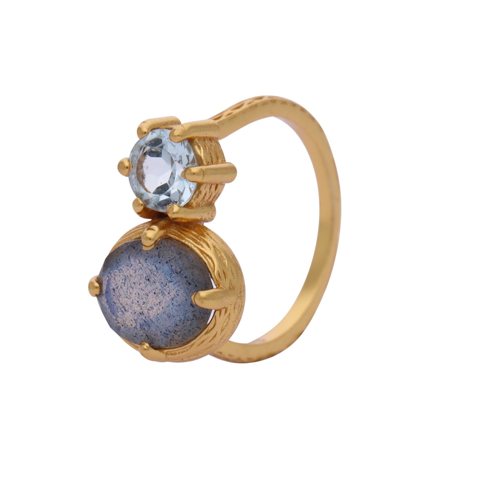 Kaleidoscope Toi et Moi Cocktail Ring