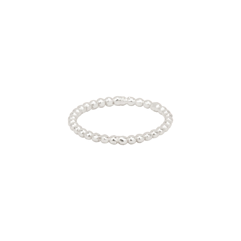 Love of Dots Band Ring Silver