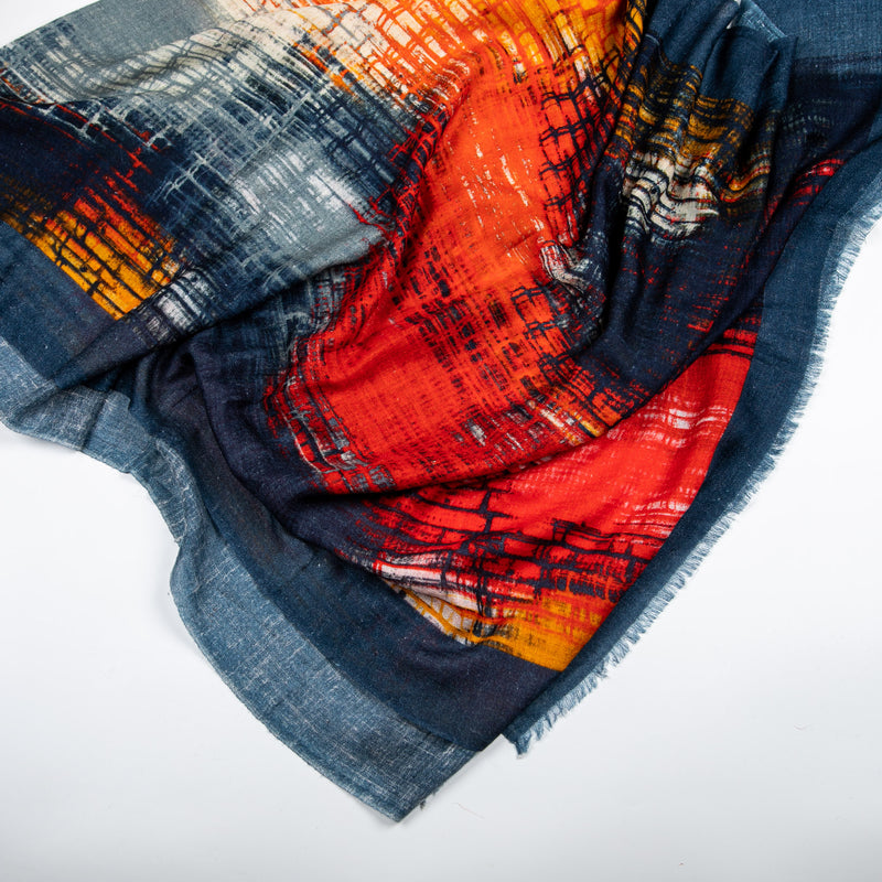 Cashmere Scarf - Printed Stoles - Abstract