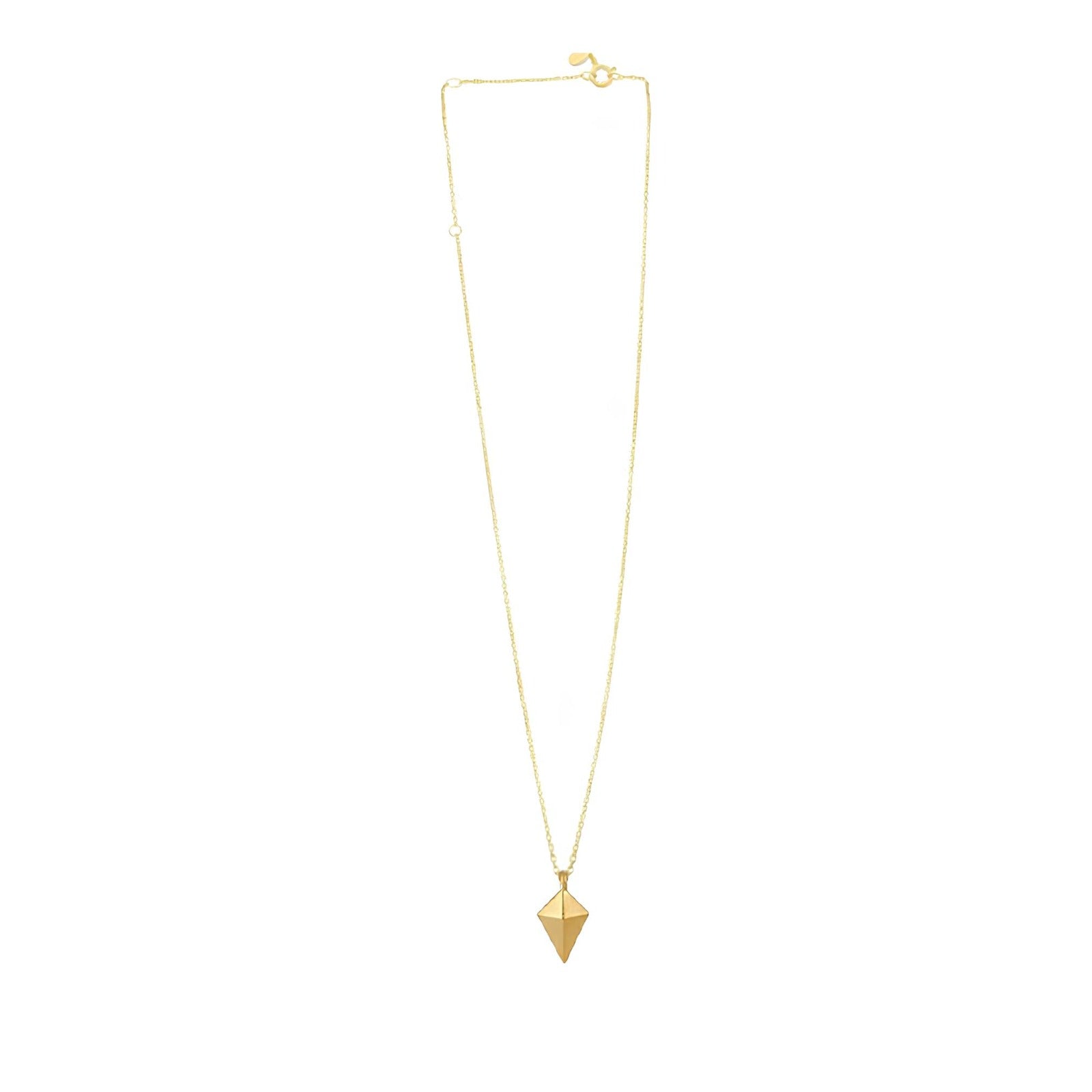 Pinnacle Pendant Necklace Gold