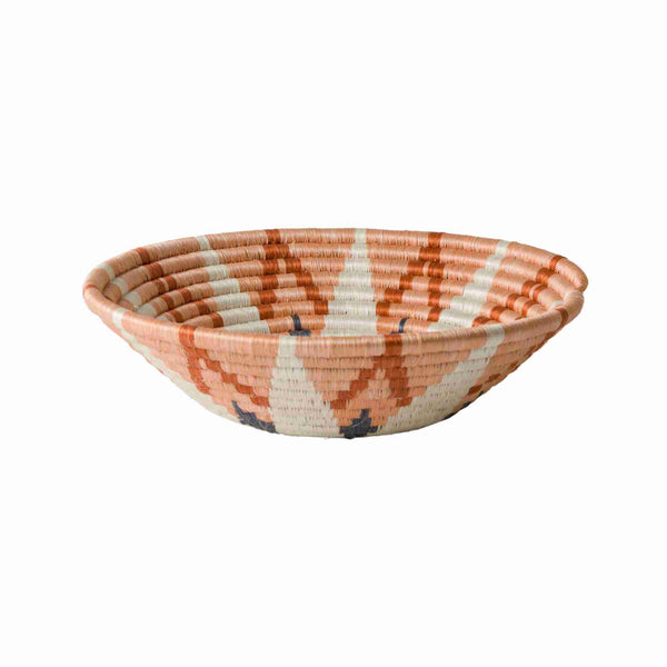 Large 30cm Coral Flower Round Basket for Fruits and More