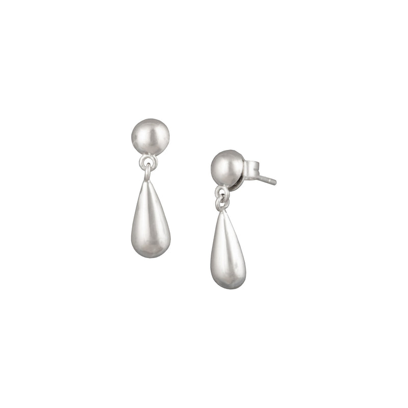 Round Tear Drop Earrings