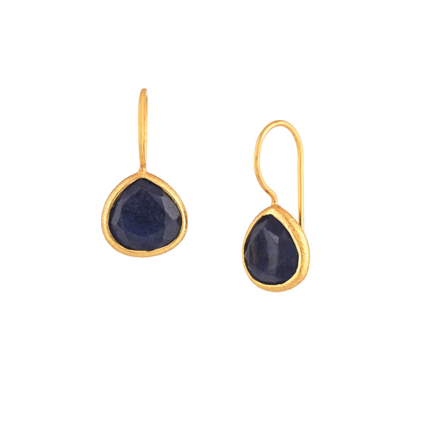 Dew Drops Stone Teardrop Earrings