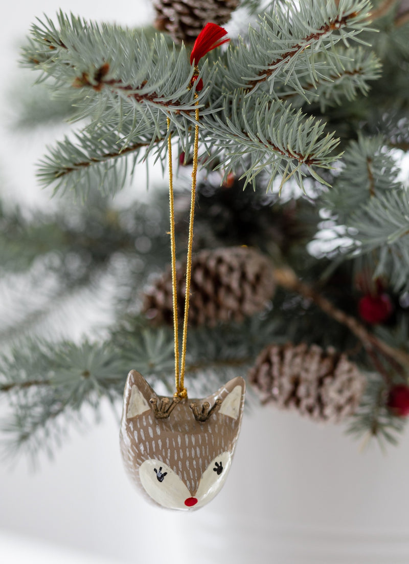 XMAS Figurines Head -  Doe