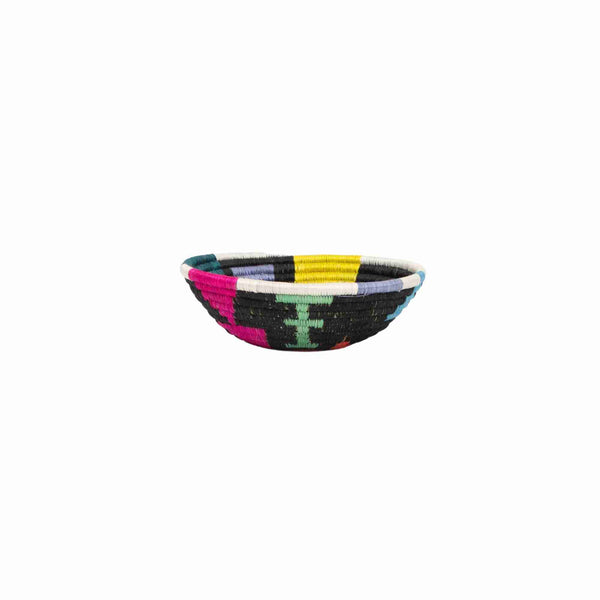 Small 15cm Black + Neon Mtoto Bowl for Storage