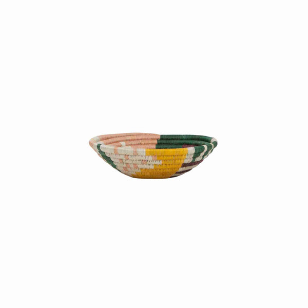Small 15cm Coral Round Bowl for Storage