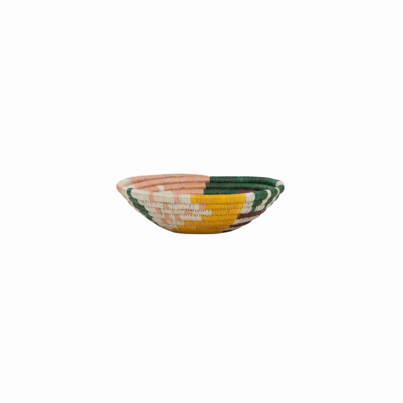 Small 15cm Coral Round Bowl for Storage