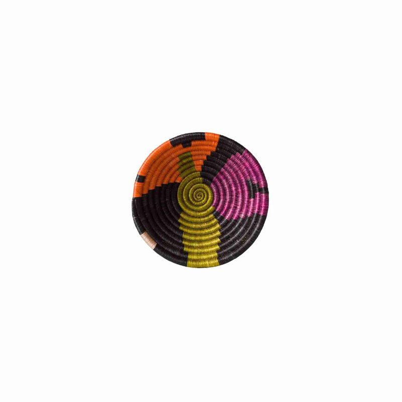 Small 15cm Abstract Black Neon Bowl for Storage