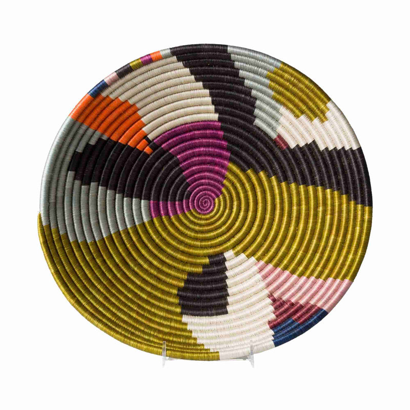 Extra Large 35cm Multicolour Kolagi Basket for Fruits and More