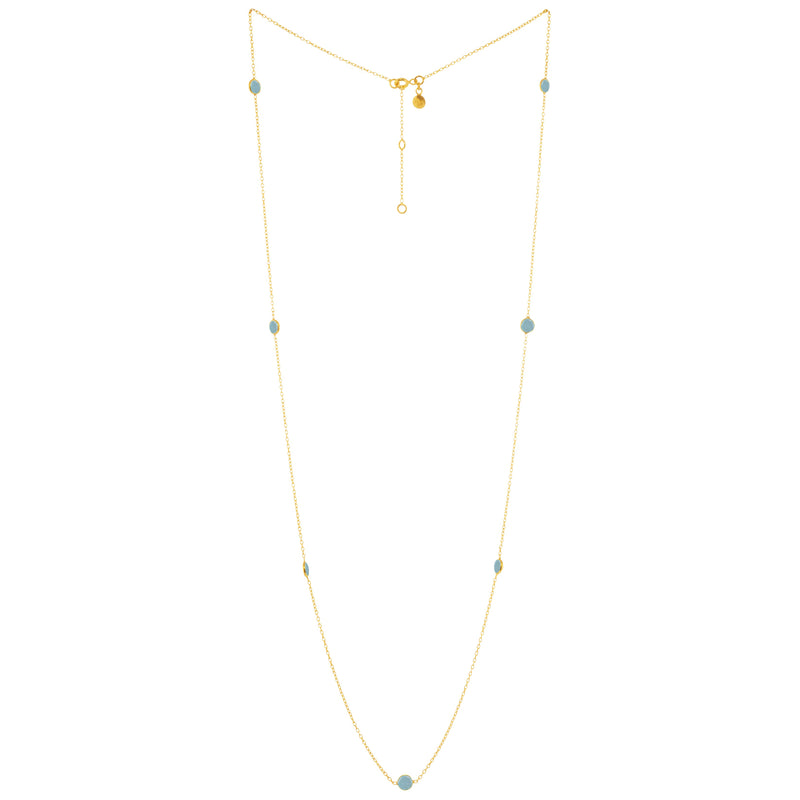 Dew Drops Dotted Long Necklace