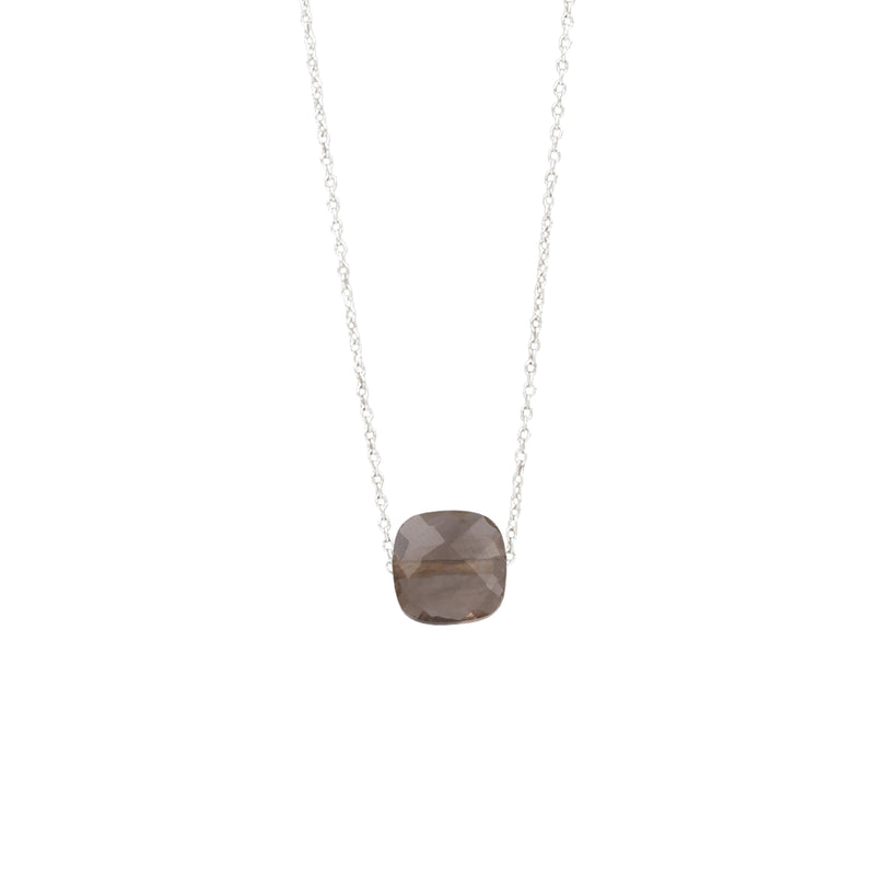 Quadra Faceted Stone Necklace